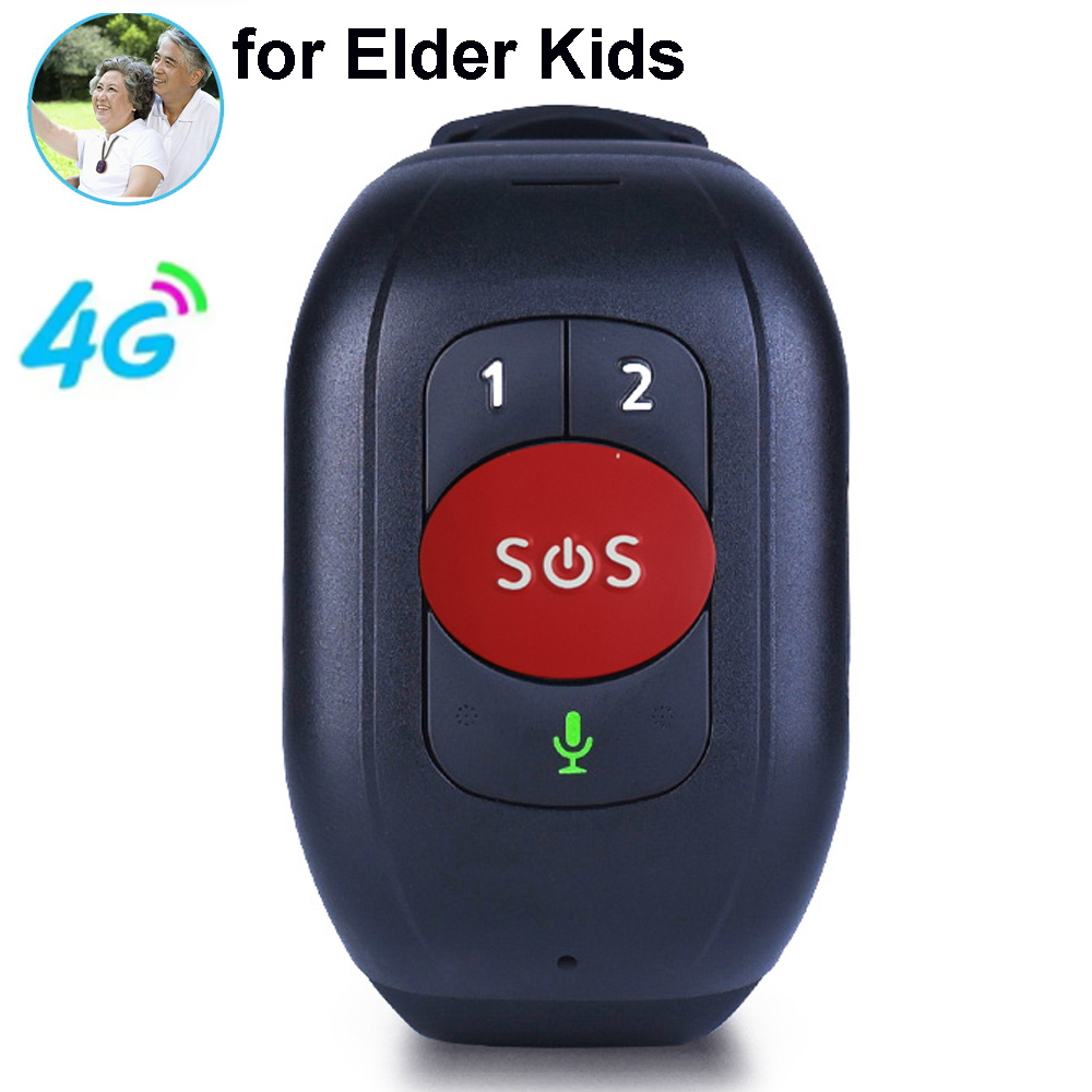 Fall Detection Watch - Pulseira Rastreadora GPS 4G LTE V48