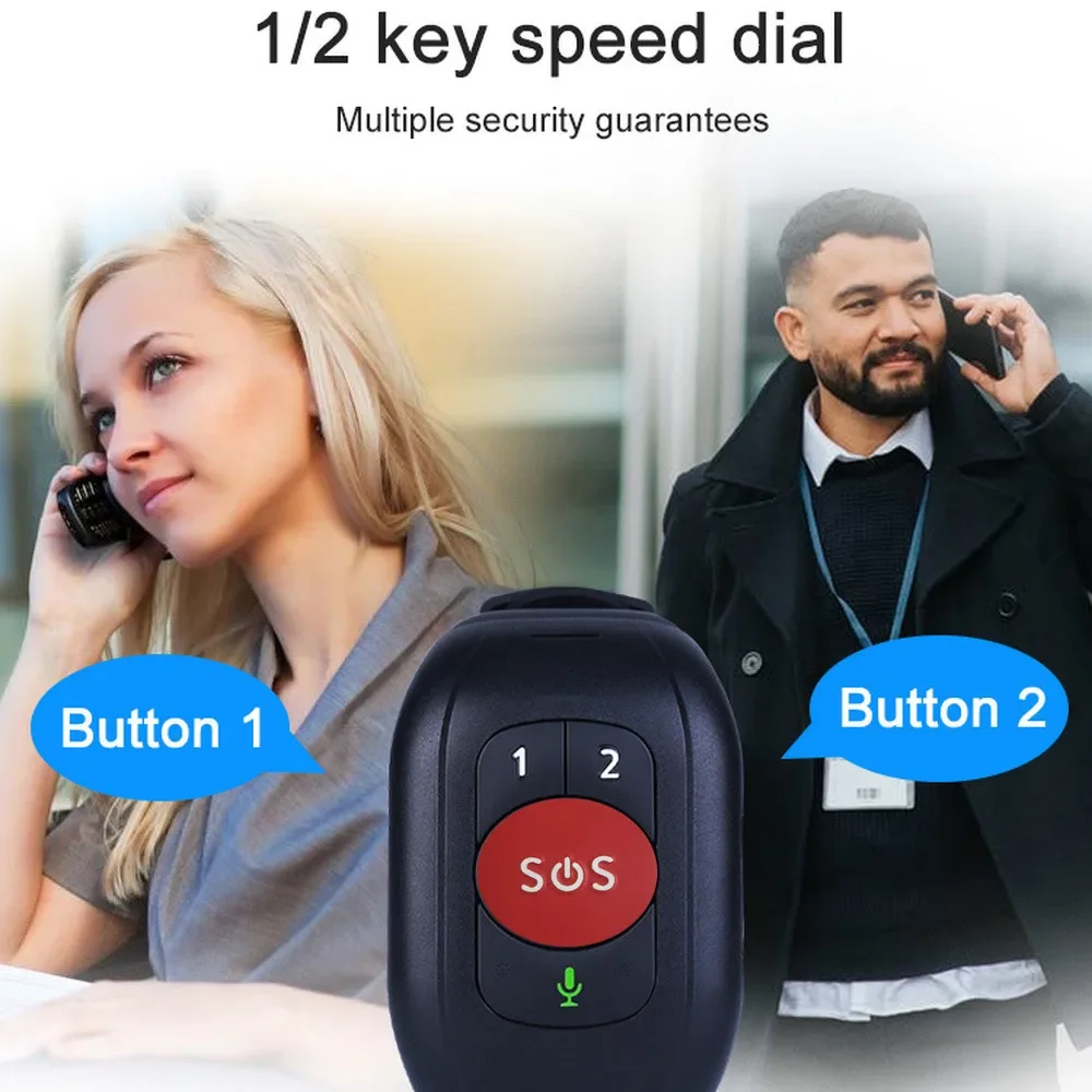 Fall Detection Watch - Idosos 4g lte sos relógio gps