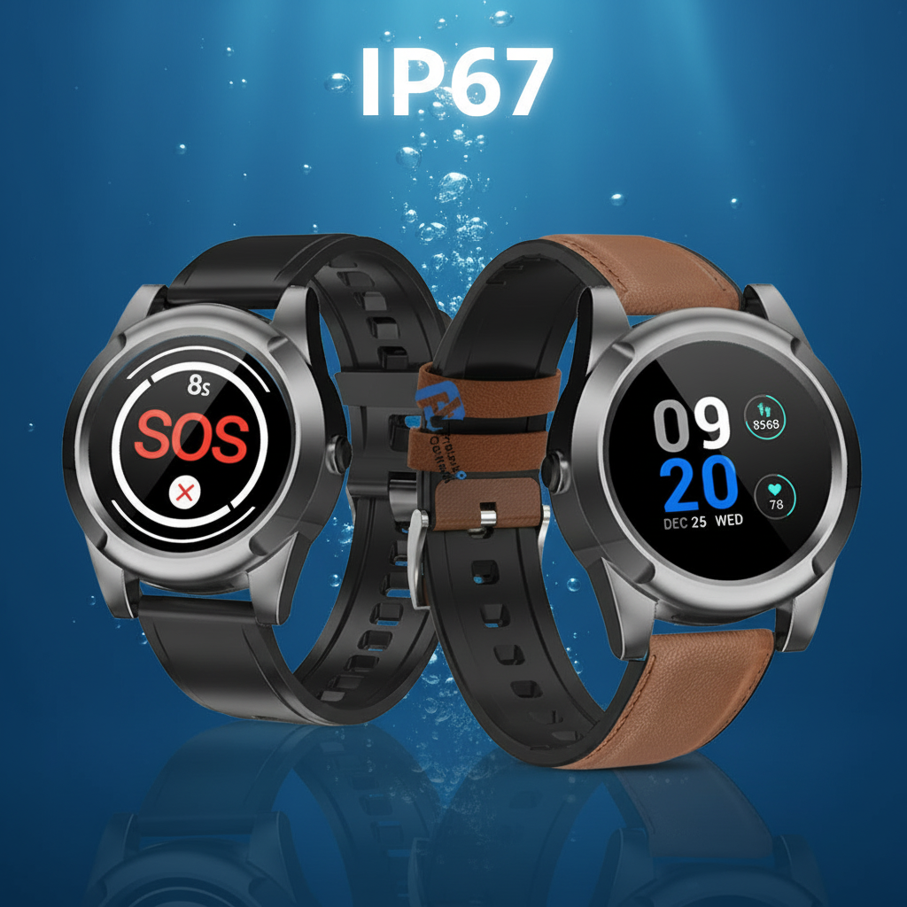 Fall Detection Watch - Relógio Inteligente GPS para Idosos com