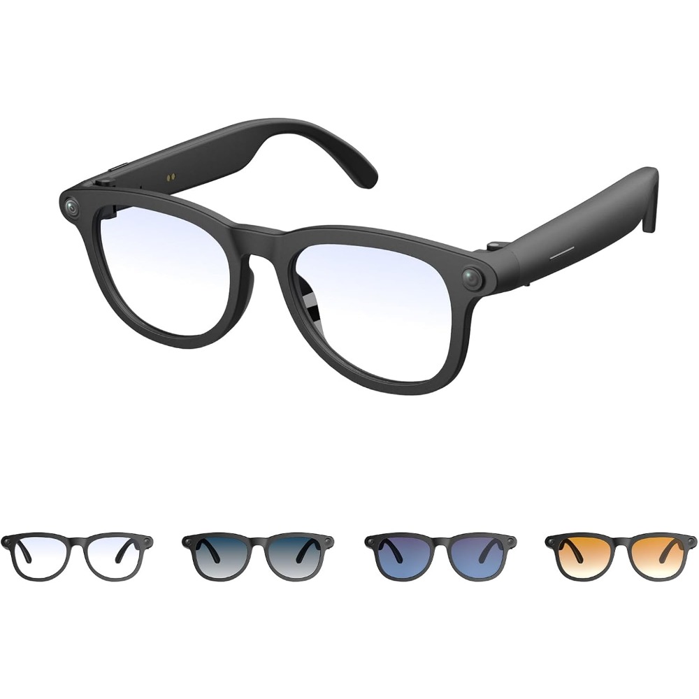 Smart Glasses Lens - Óculos Inteligentes com Câmera HD, Tradução