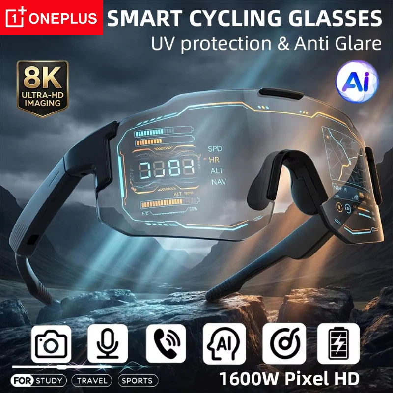 Smart Glasses Lens - Óculos Inteligentes Oneplus Al 8K com