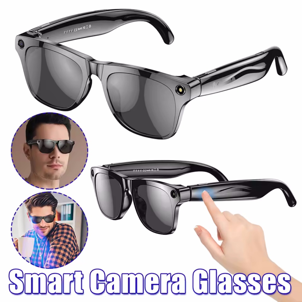 Smart Glasses Lens - Óculos inteligentes câmera ai hd wearable