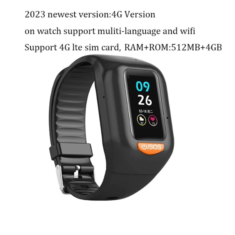 Fall Detection Watch - Mais novo relógio inteligente 4g para