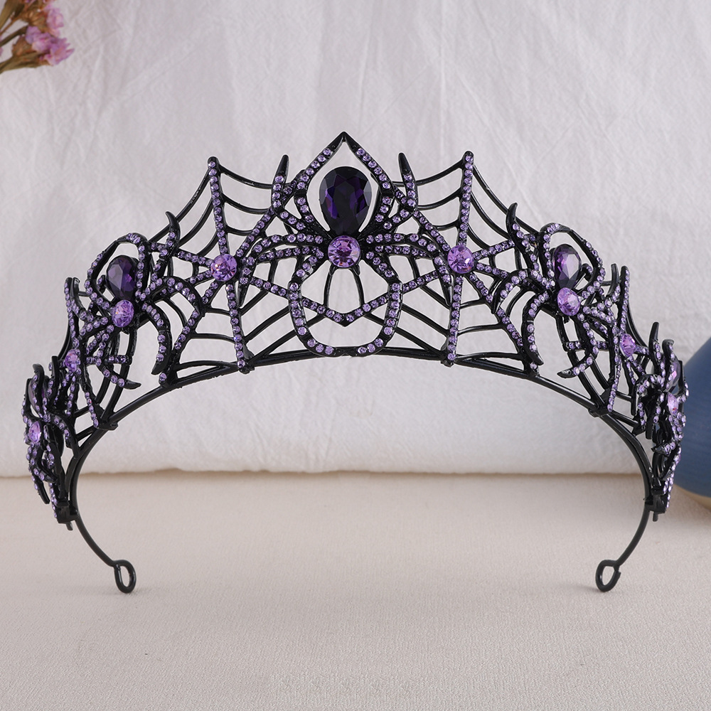 Meditation Headband Eeg - Halloween Aranha Cristal nupcial Tiara, Halo