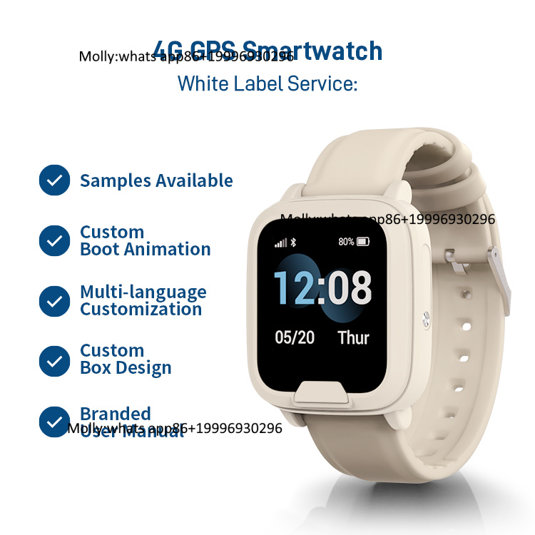 Fall Detection Watch - Relógio Inteligente para Idosos com GPS,