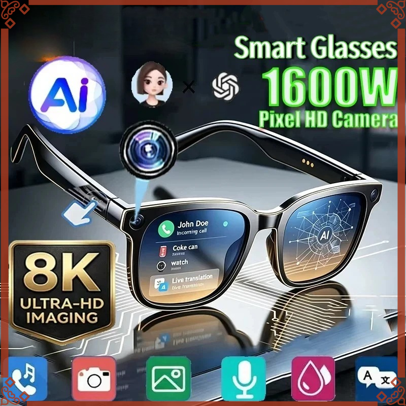 Smart Glasses Lens - Óculos Inteligentes AI 2026 8K com