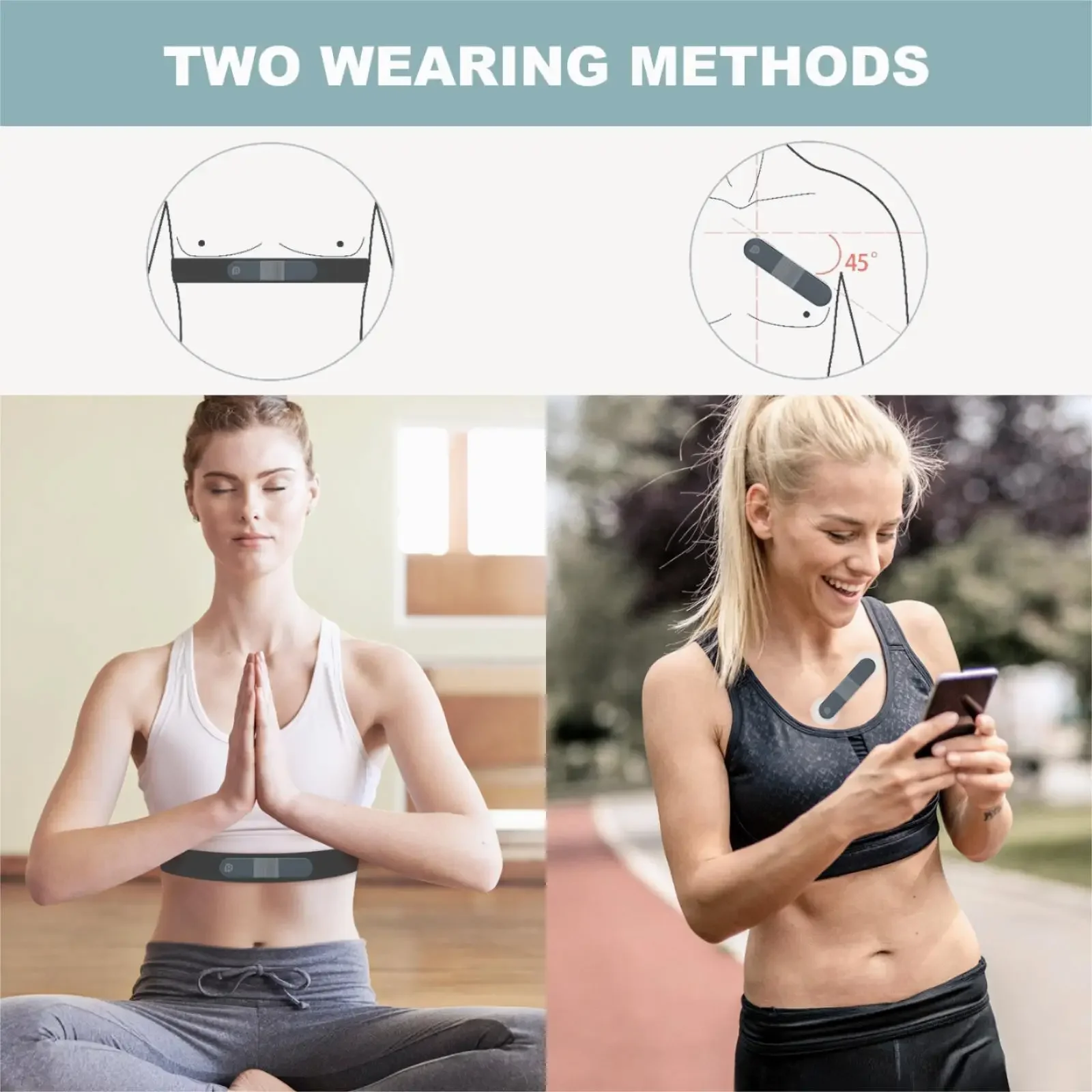 Ecg Patch Monitor - Gravador dinâmico sem fio Bluetooth Holter