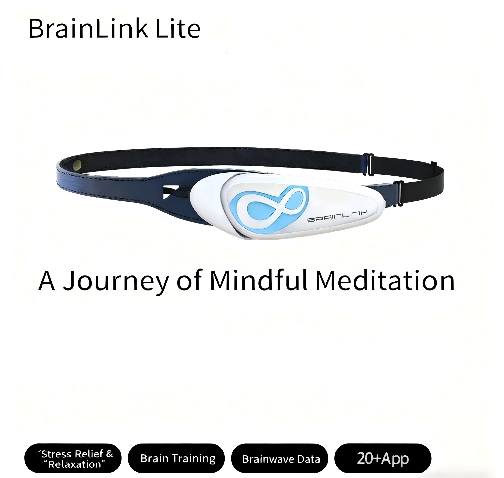 Meditation Headband Eeg - Novo Brainlink Lite EEG: Faixa de