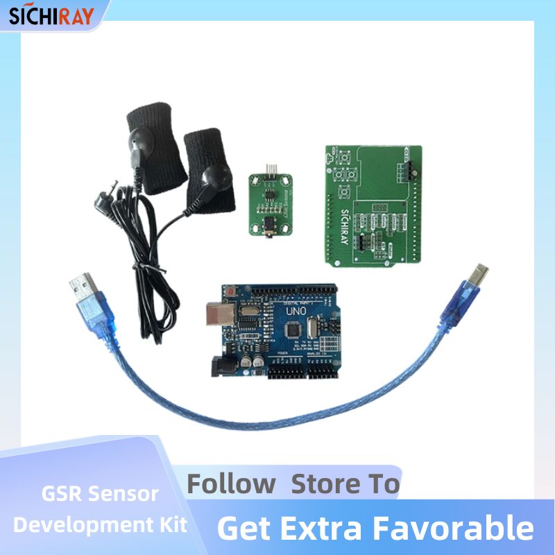 Galvanic Skin Sensor - Galvânica pele resposta sensor kit, arduino
