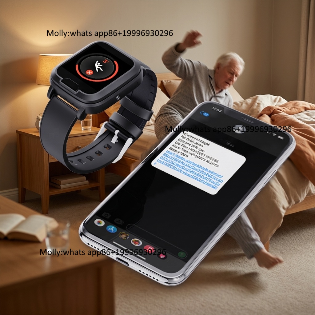 Fall Detection Watch - Relógio Inteligente 4G para Idosos com