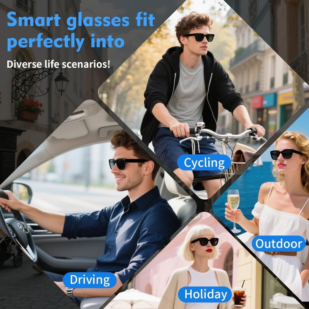 Óculos Inteligentes com Câmera - Smart Glasses Lens avaliação e preço