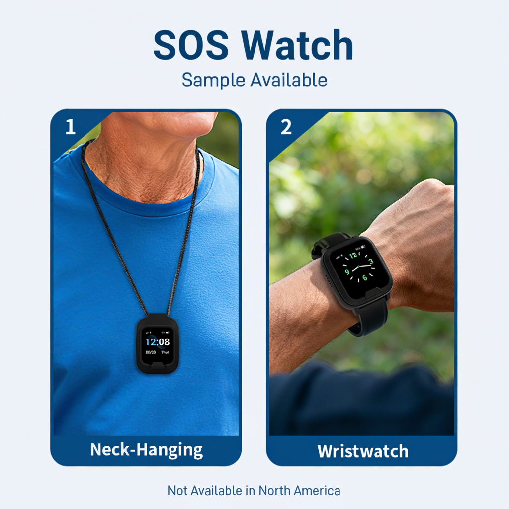 Relógio de Alerta Médico 4G co - Fall Detection Watch avaliação e preço