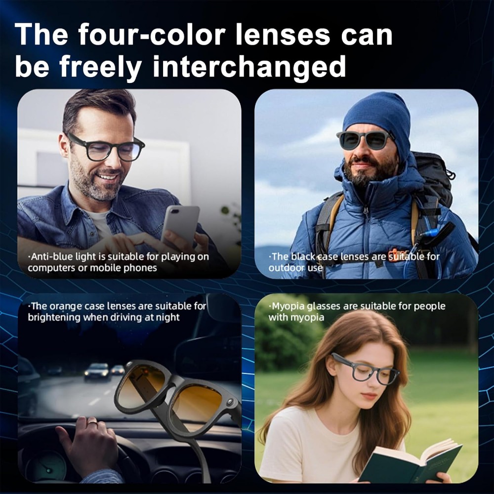 Óculos Inteligentes com Câmera - Smart Glasses Lens avaliação e preço