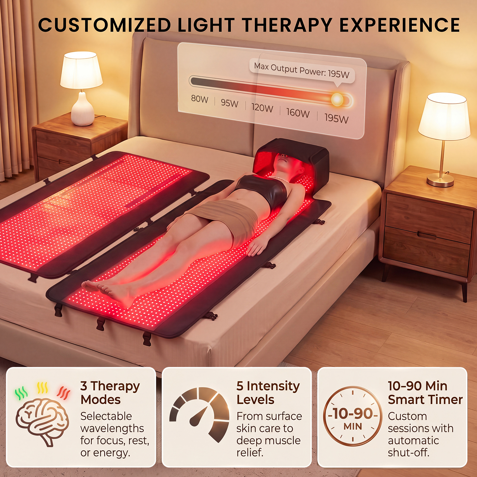 Manta de Terapia de Luz Vermel - Galvanic Skin Sensor avaliação e preço