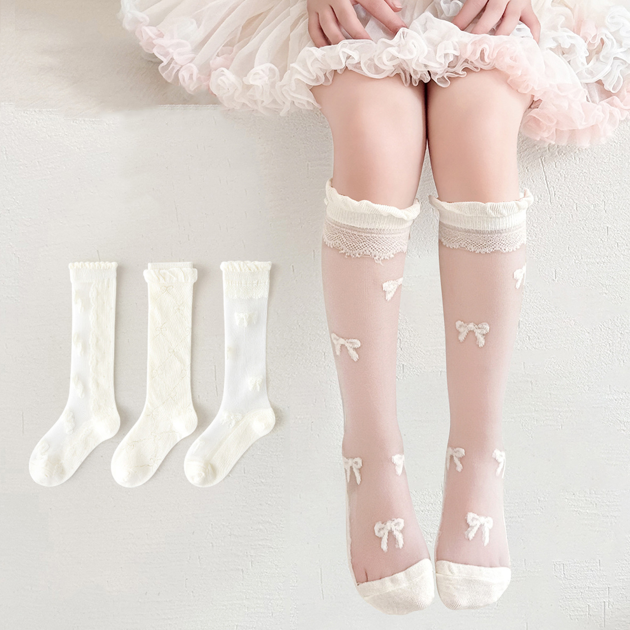 3 pares de renda arco bebê men - Baby Sock Oximeter avaliação e preço