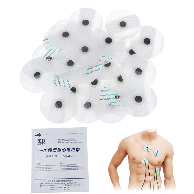 50 Unidades/Pacote Eletrodos A - Ecg Patch Monitor avaliação e preço