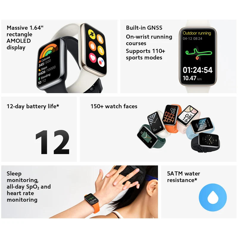 Versão Global Mi Band 7 Pro co - Breath Rate Monitor avaliação e preço