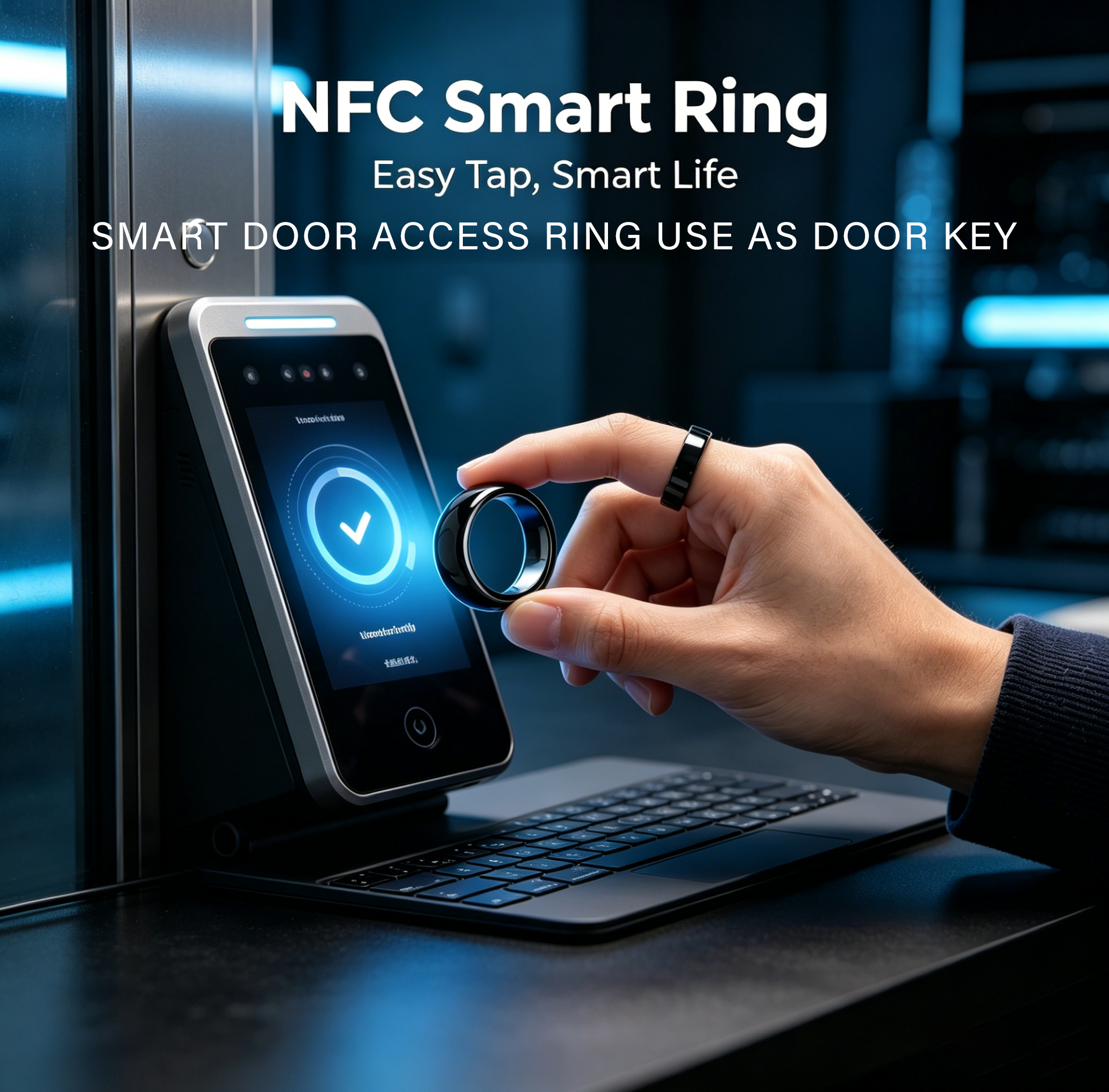 Anel Inteligente de Cerâmica C - Smart Ring Nfc Pay avaliação e preço