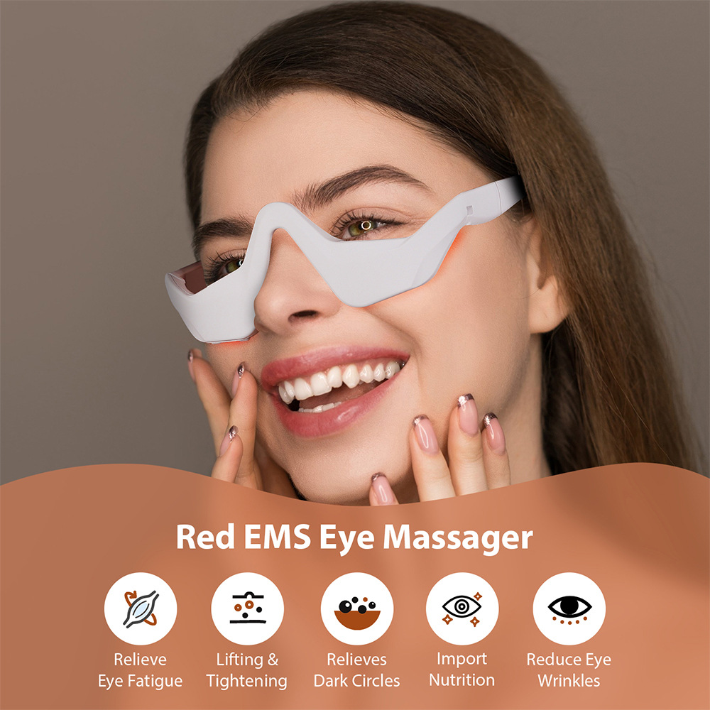 Massageador de olhos sob óculo - Light Therapy Glasses avaliação e preço