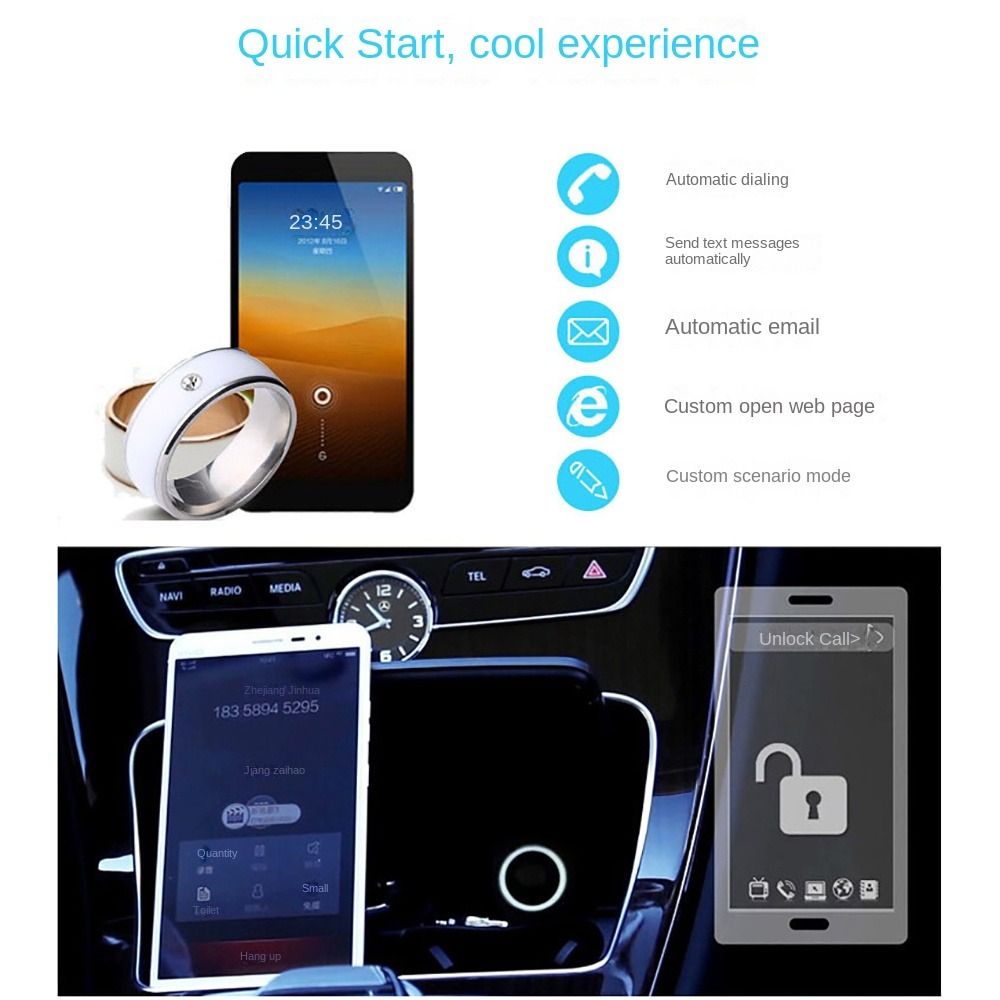 Anel inteligente nfc multifunc - Smart Ring Nfc Pay avaliação e preço