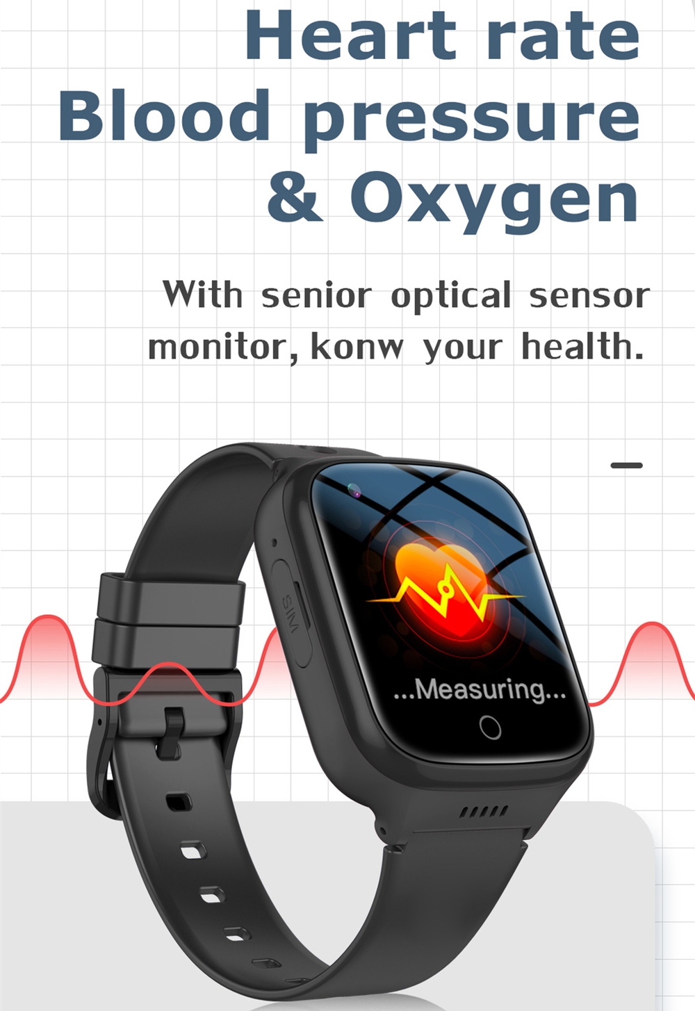 Relógio inteligente com detecç - Fall Detection Watch avaliação e preço