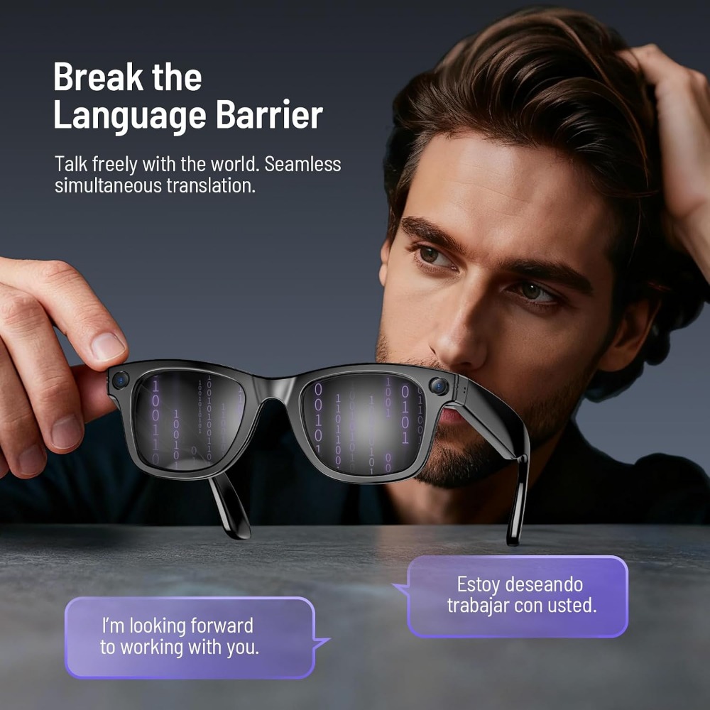 Óculos Inteligentes com Câmera - Smart Glasses Lens avaliação e preço