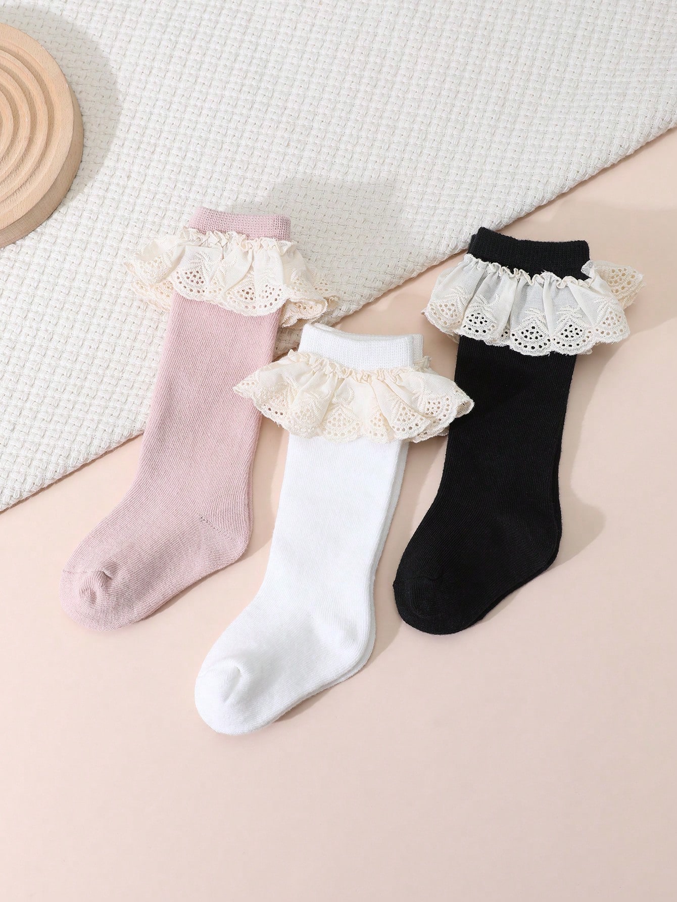 3 Pares de Meias de Renda com  - Baby Sock Oximeter avaliação e preço