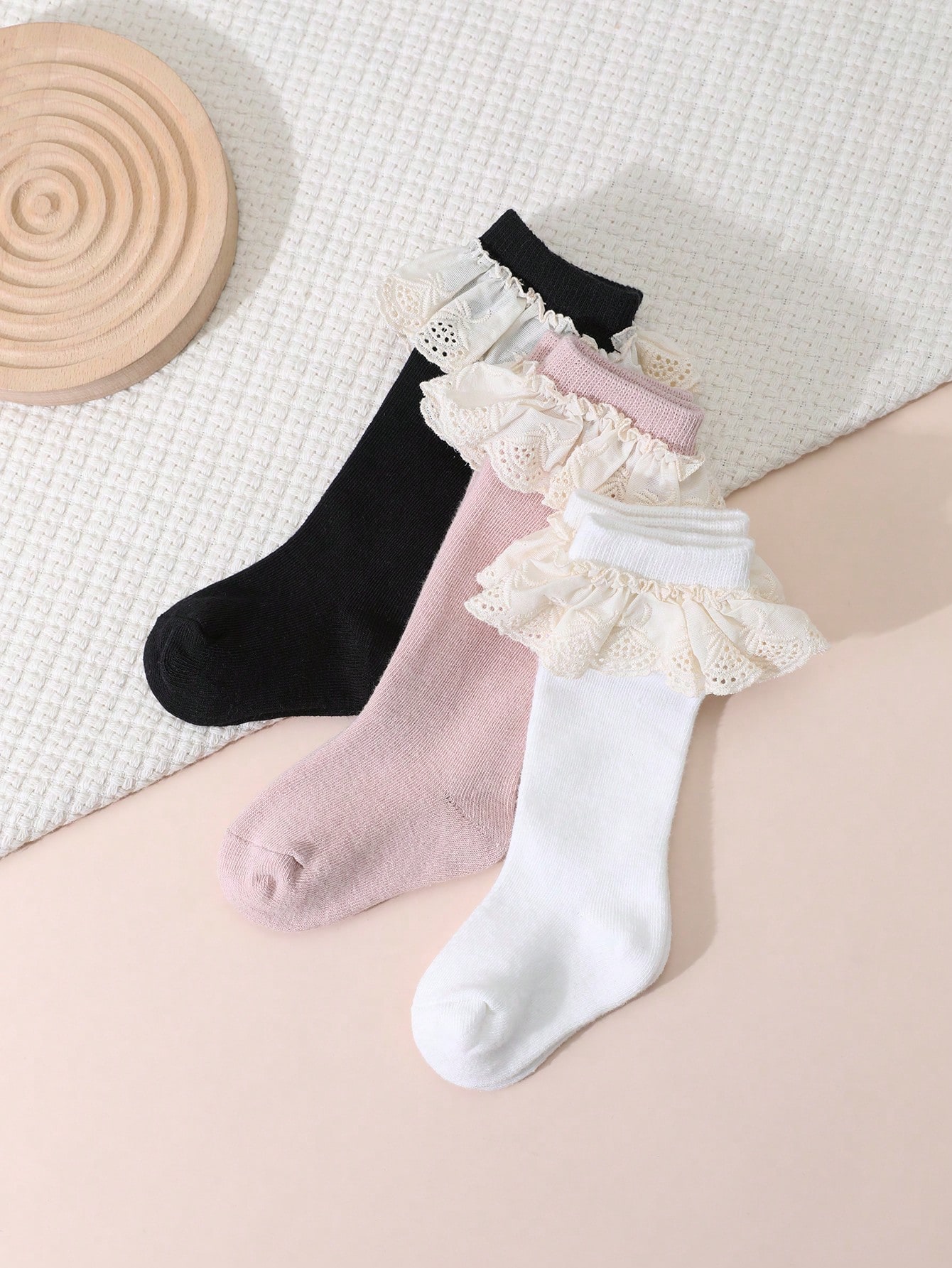 3 Pares de Meias de Renda com  - Baby Sock Oximeter avaliação e preço