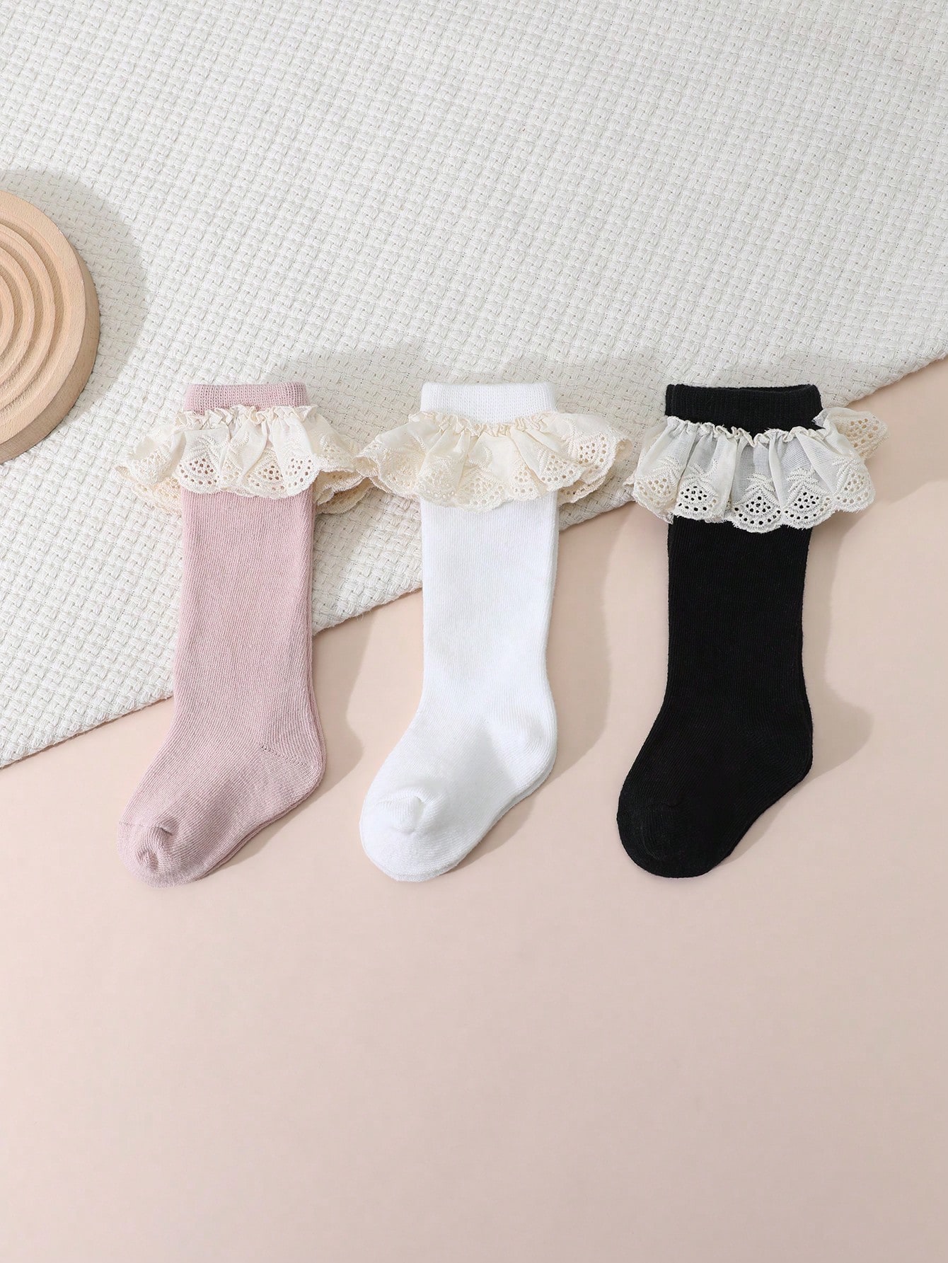 3 Pares de Meias de Renda com  - Baby Sock Oximeter avaliação e preço