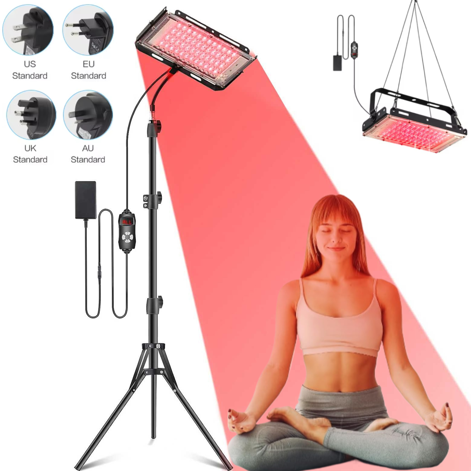 Lâmpada de terapia de luz infr - Galvanic Skin Sensor avaliação e preço
