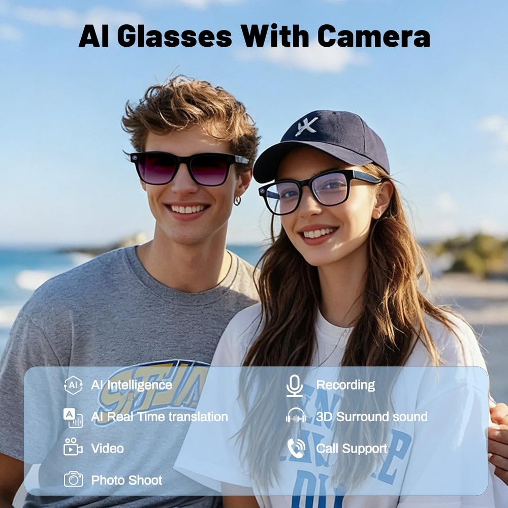 Óculos Inteligentes com Traduç - Smart Glasses Lens avaliação e preço