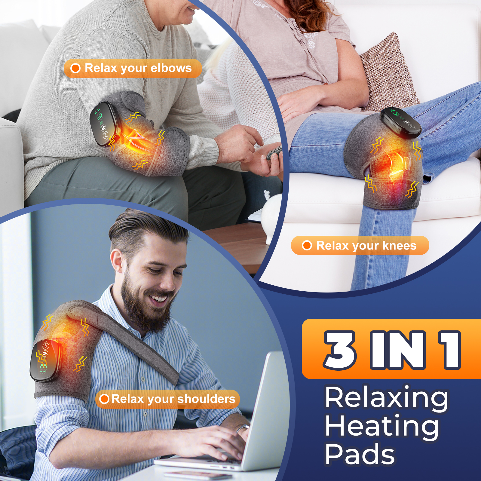 Cinto de Massagem Elétrico par - Smart Knee Wrap avaliação e preço