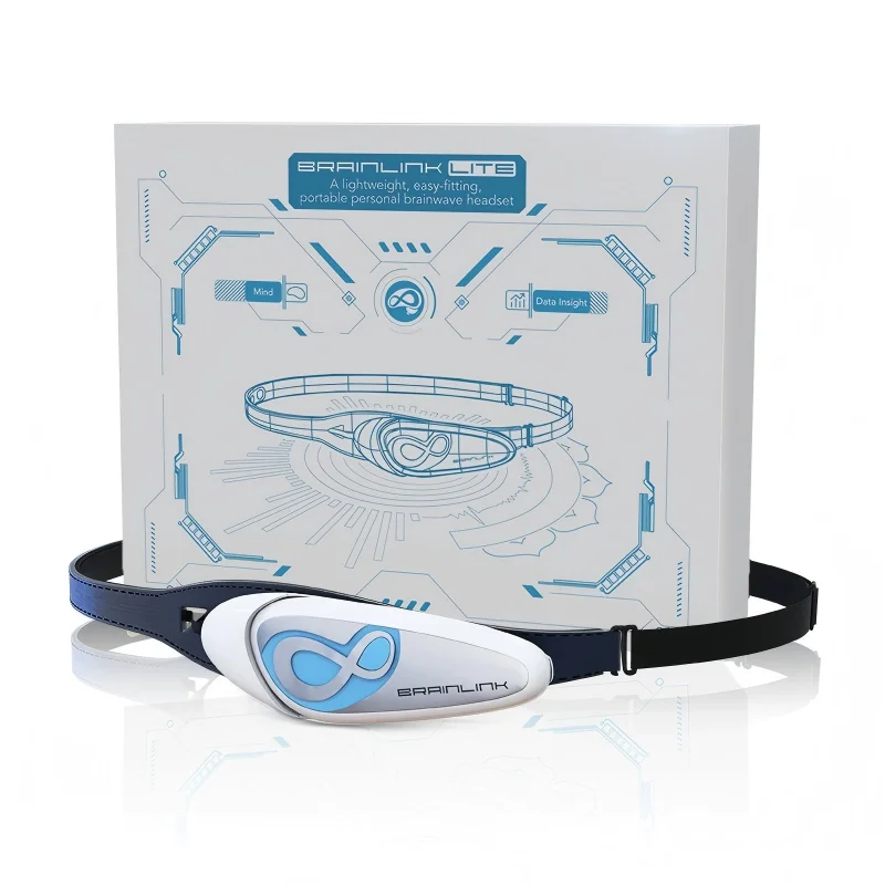 Novo Brainlink Lite EEG: Faixa - Meditation Headband Eeg avaliação e preço