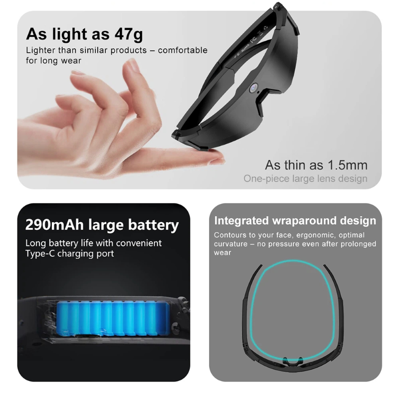 Óculos Inteligentes Mijia Al p - Smart Glasses Lens avaliação e preço